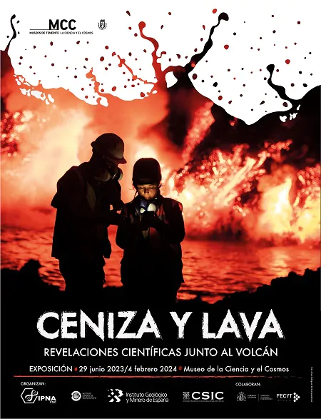 Exposición temporal «Ceniza y lava. Revelaciones científicas junto al volcán»